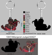 Custom Keychains - 10KY4Margaret Judge231003