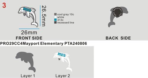 CUSTOM CHARMS-PRO29CC4Mayport Elementary PTA240806