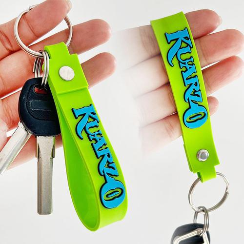 Custom Rubber Keychain Strap with Logo