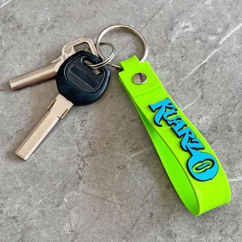 Custom Rubber Keychain Strap with Logo