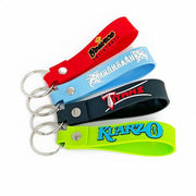 Custom Rubber Keychain Strap with Logo