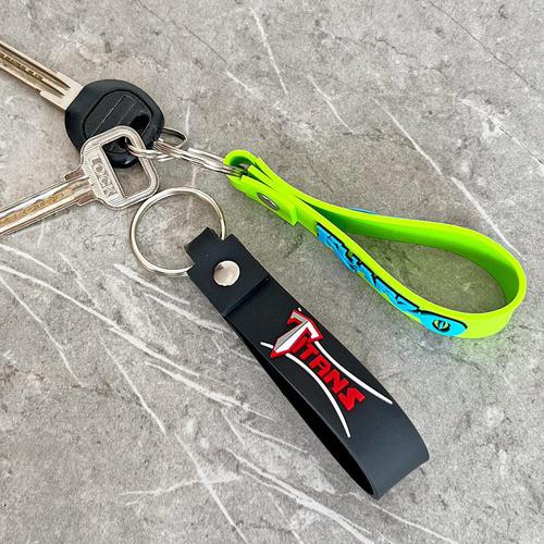 Custom Rubber Keychain Strap with Logo