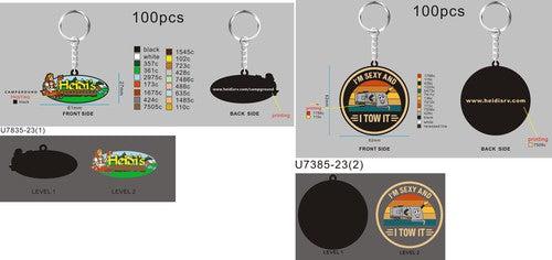 CUSTOM RUBBER KEYCHAIN-23-Order U7385-make up the difference