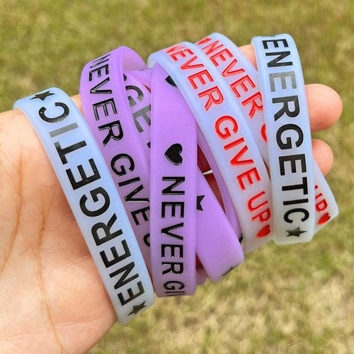 Custom UVReact Silicone Wristbands