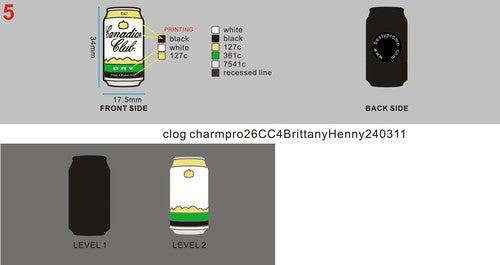 CUSTOM SHOE CHARMS-clog charmpro26CC4BrittanyHenny