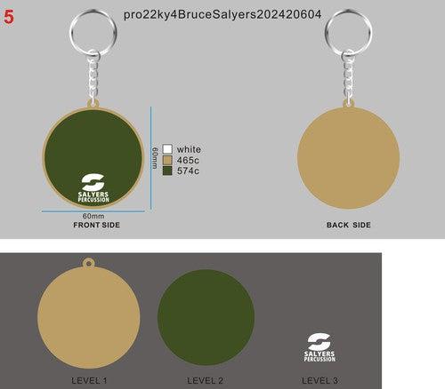 3D Rubber Keychain - pro22ky4BruceSalyers202420604