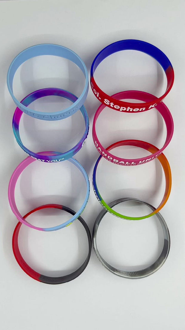 Popular Elastic Colorful Loom Rubber Band Bracelets - China Loom Rubber  Wristband and Custom Logo price | Made-in-China.com